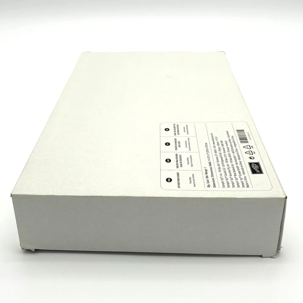 Stampin Up Gift Box Punch Board with Scoring Tool Instructions Paper Craft